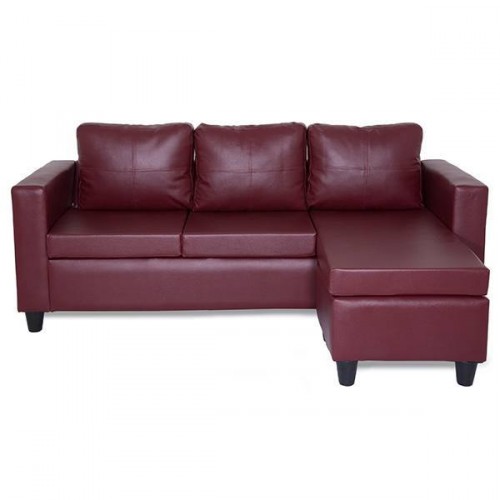 Davis Maroon L-Shape