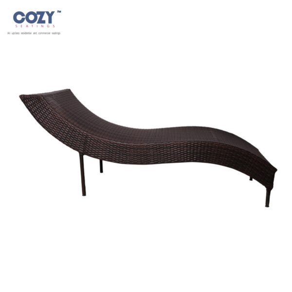 Papasan Synthetic PE Rattan(Wicker) Patio and Balcony Outdoor Seating 1 Seater - Brown