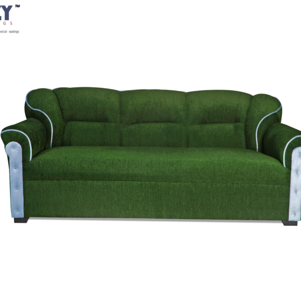 Royal Sepang Comfort Premium fabric upholstery Sectional Manhattan Sofa 3 Seater Set- Green