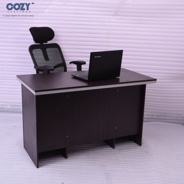 Mushy Synthetic PE Rattan (Wicker) Office Furniture Workstation Chair- Black